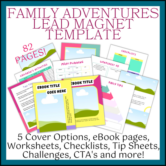 Summer Family Adventures Lead Magnet w/PLR