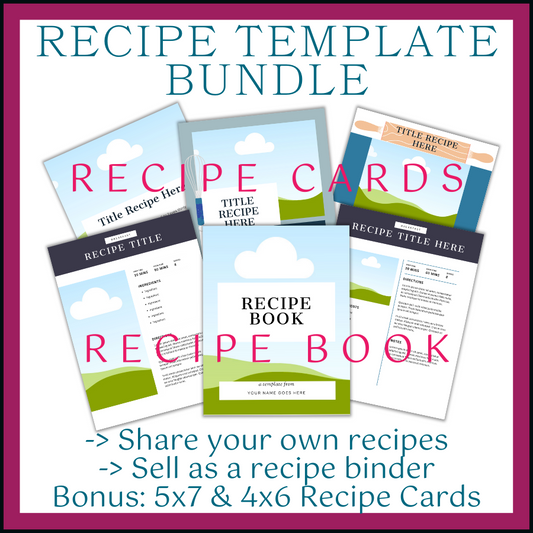 Recipe Templates Bundle